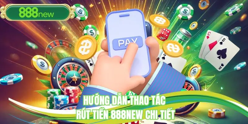 Hướng dẫn thao tác rút tiền 888NEW chi tiết từ A-Z