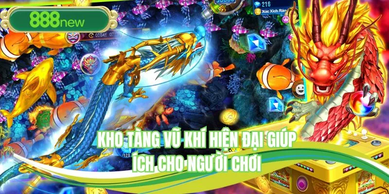 Kho tàng vũ khí hiện đại giúp ích cho người chơi